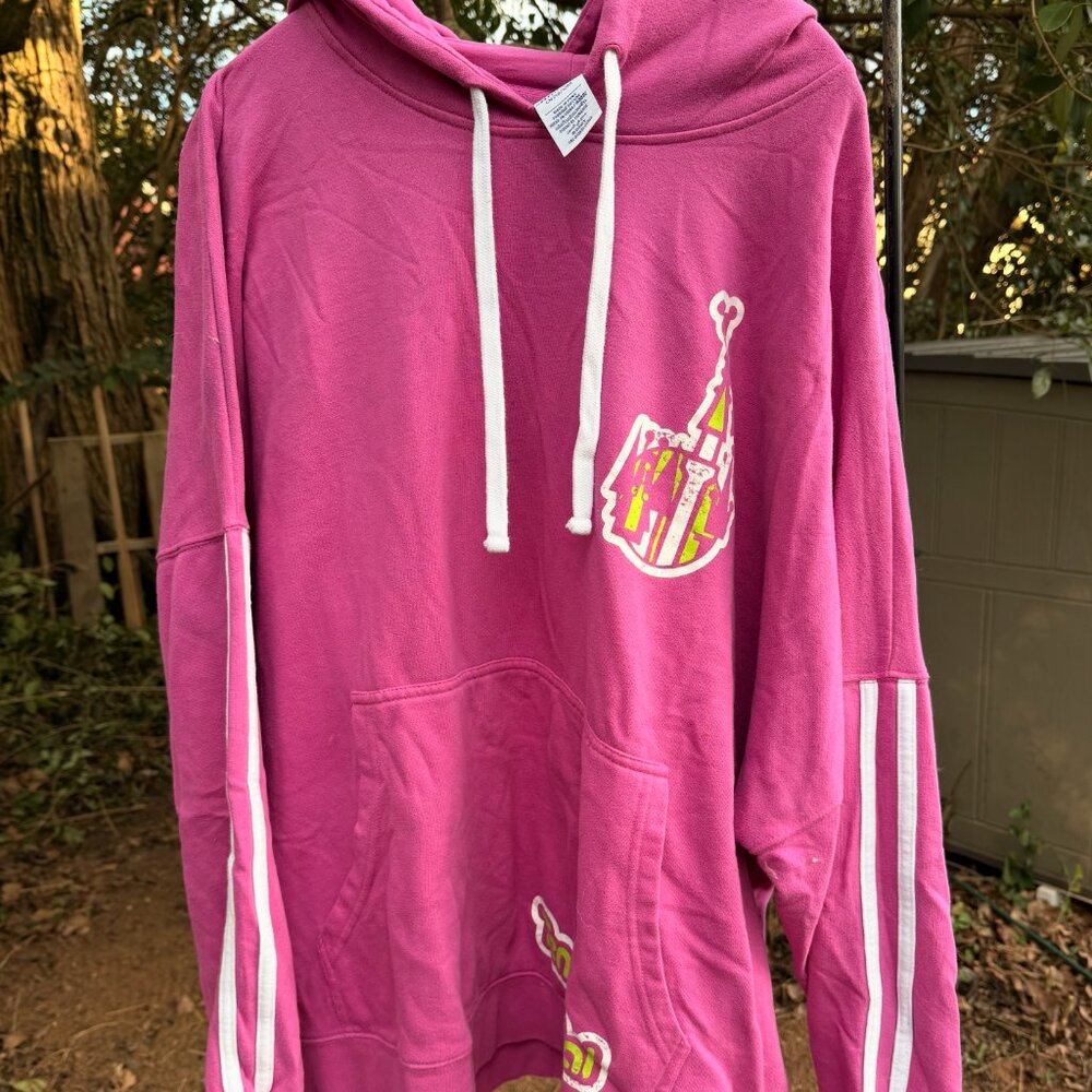 Walt Disney World Vault Collection Pink Hoodie Women's XXL 10th Anniversary